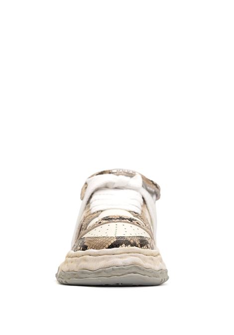 sneakers keith python printed uomo natural e bianche MAISON MIHARA YASUHIRO | A14FW709NATURAL
